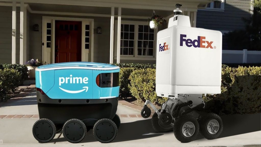 Delivery with robots