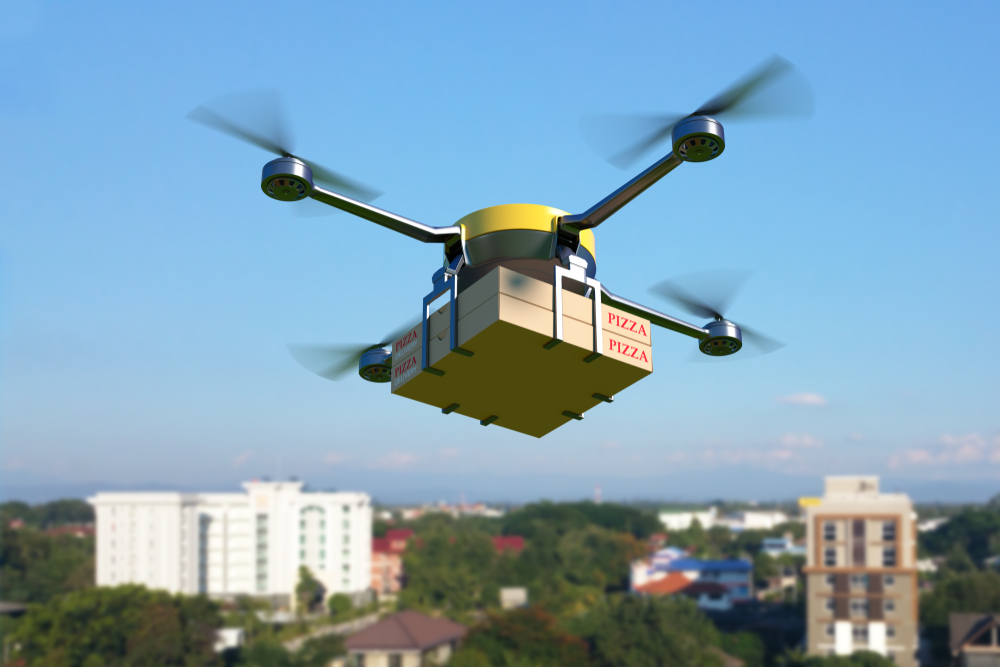 Delivery with drones