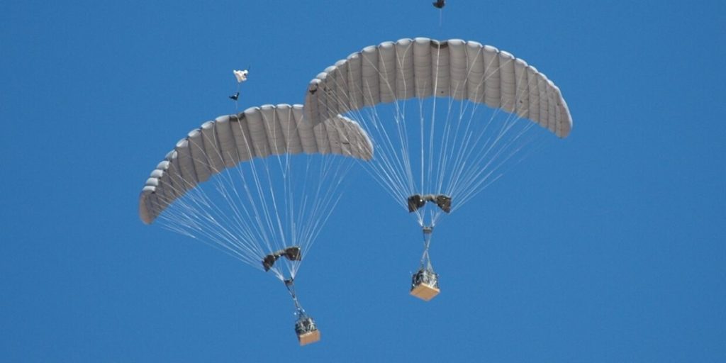 Delivery with Parachutes